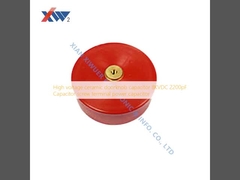 High voltage ceramic doorknob capacitor 8KVDC 2200pF Capacitor screw terminal power capacitor