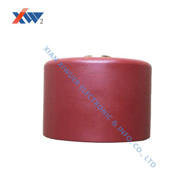 12kVDC High Voltage Ceramic Screw Terminal Capacitor 6000pF For Doorknob Mounting