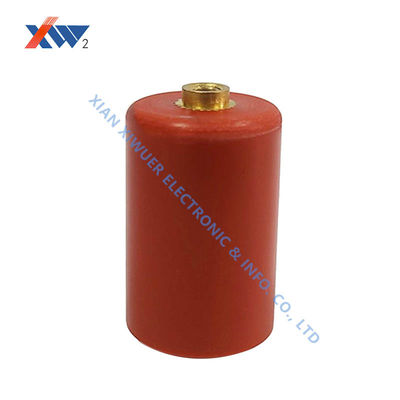 12kVDC High Voltage Ceramic Screw Terminal Capacitor 6000pF For Doorknob Mounting