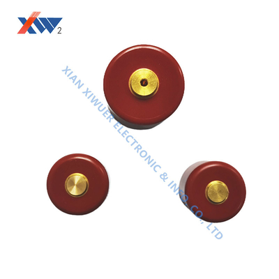20KV High Voltage Doorknob Capacitors Epoxy Resin 600 PF Capacitorused for DC impulse power supply