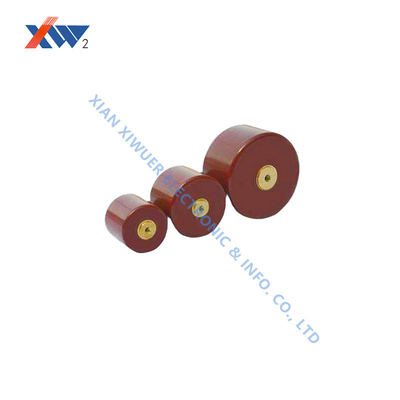 20KV High Voltage Doorknob Capacitors Epoxy Resin 600 PF Capacitorused for DC impulse power supply