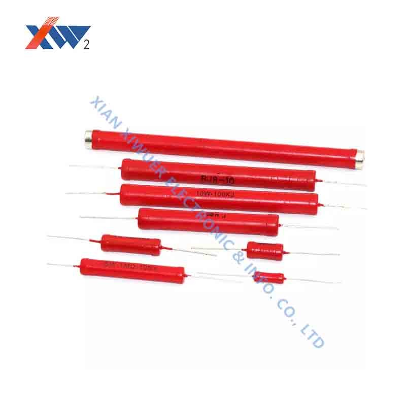 RI80 High Voltage Resistors High Pressure High voltage glass glaze film resistor Ceramic